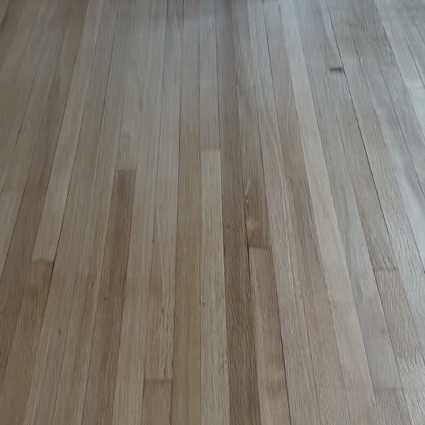 Refinished red oak and old-growth Douglas fir floors in Portland craftsman bungalow